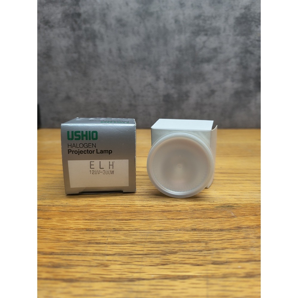 ELH 12v-30W USHIO HALOGEN Projector Lamp/Bulb NOS, Japan